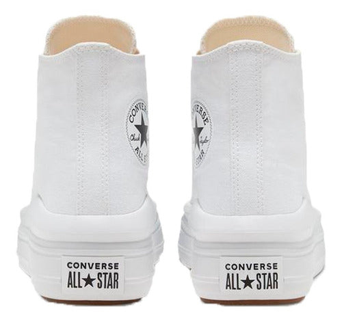 Converse Chuck Taylor All Star Move Hi White - White 4