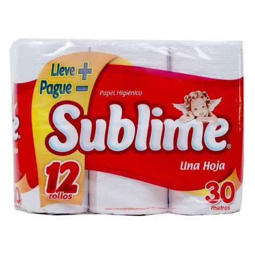 Pack 48 Rollos Papel Higiénico Sublime 30m Universo Binario 0