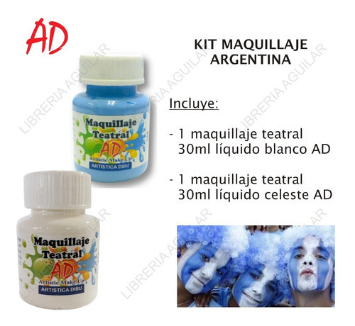 A&D Kit Maquillaje Argentina Liquido Ad Mundial Cara Artistico 1