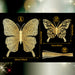 23 Pieces Christmas 3D Butterfly Tree Decor Hollow Butterfly Ornaments for Christmas - Gold 3