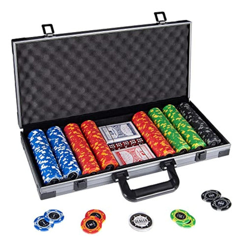 Comie Clay Poker Chips Set, 400 Count 0