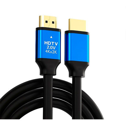 Cable Hdmi Video 4k 3d Alta Velocidad 2.0ver Hdtv 5 Metros 0