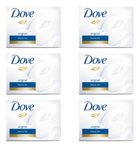 Dove Original Individual Bath Soap Pack X6 90g 0