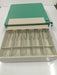 Cash Drawer with 5 Divisions and Secret Compartment - Green 2