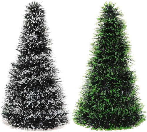 Classic or Snowy Cone Christmas Tree Ornament x1 4