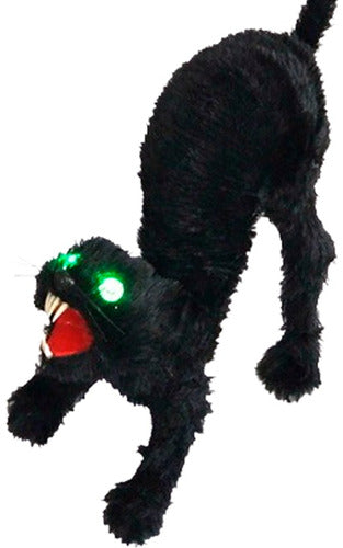 Colores Gato Negro Con Luz Halloween Decoracion Cotillon 1