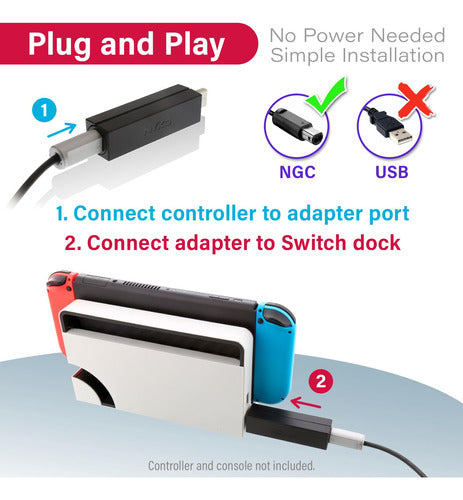 Nyko Retro Controller Adapter Single Port Gamecube Controller 2