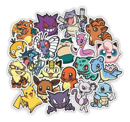 La Calcomeria Calcos Stickers Vinilo Termo - Pokemon 0