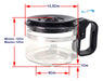 Adjustable Lid Coffee Pot Jug Compatible Liliana Ac944 1