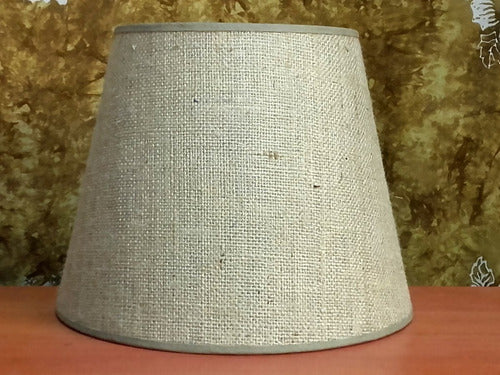 Mbs Artesanías Cónica Lampshade - 20-30/25 cm Height Burlap 1