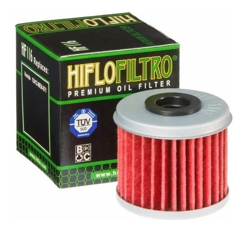 Filtro De Aceite Hiflo Hf 116 Honda Crf 150 250 450 0