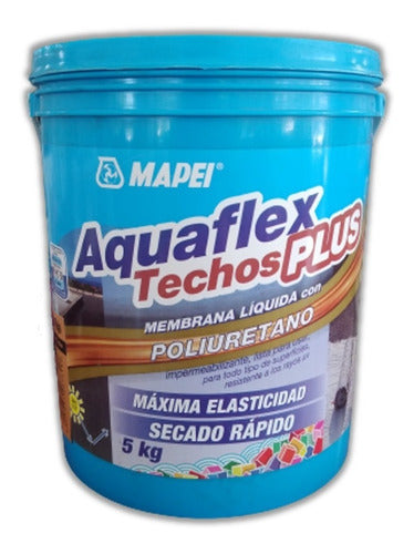 Mapei Aquaflex Techos Plus Waterproof Liquid Membrane Red 5kg 0