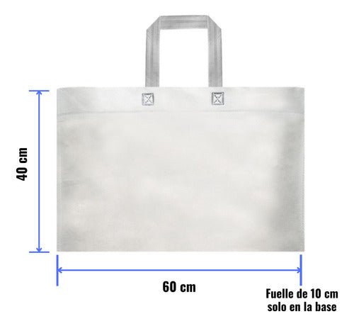 Generic 30 Friselina Bags with Handles 60x40x10cm 80g Plain 1