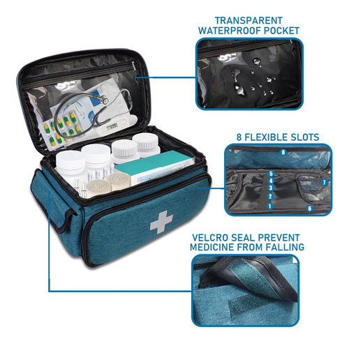 Bolsa De Armazenamento Organizadora Para Kits De 4