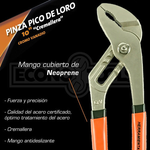 ET 12-Inch Parrot Beak Pliers with 30cm Grip - Picoloro 1