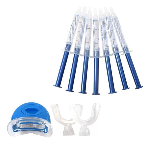 Professional Teeth Whitening Kit 6 Syringe LED Light USA 1