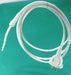 White Injected Armored Cable 0.75 with Plug 1.53m 3