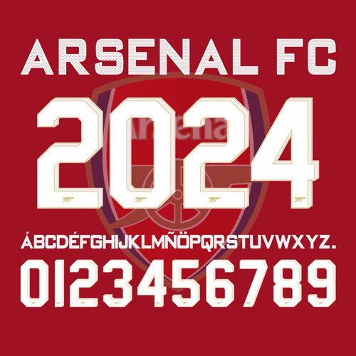 Tipografía Arsenal Fc 23-2024 0