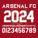 Tipografía Arsenal Fc 23-2024 0