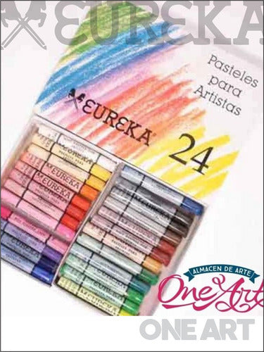 Eureka Tiza Pastel Superfinos X 24 Tonos Surtidos 1