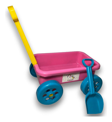 Maxplast Princess Beach Cart with Shovel 0