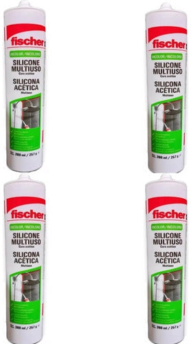 Fischer 4 Un Silicone Acetic Multifunctional Transparent Sealant 0