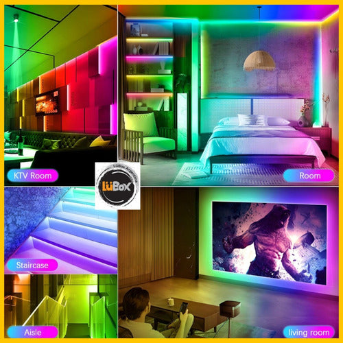 Kit LED Pixel Strip WS2811 5050 12V 5 Meters 60 Led/m RGB IP67 4