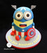 Delicias Lourdes Torta Minions Superheroes 4