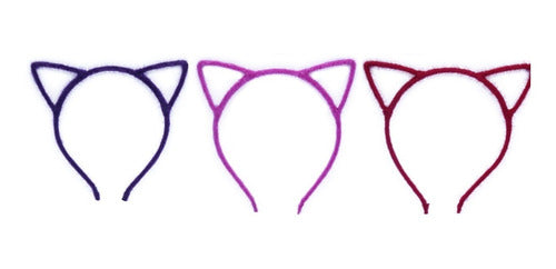 Manzana Cotillon Combo Cat Headbands - Assorted Pack of 12 Units 1