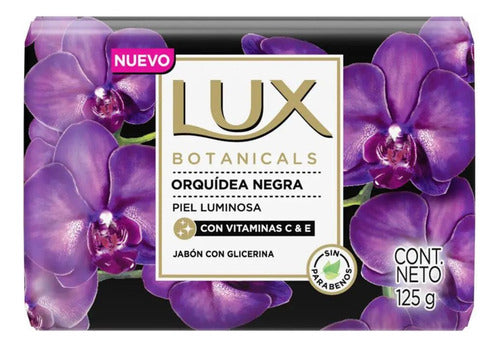 Pack X12 Jabón De Tocador Lux Botanic Orquídea Negra X125gr 1