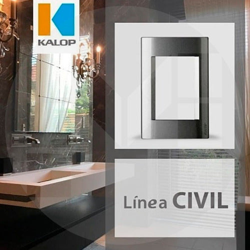 Kalop Mignon Light Switch Cover Civil Line in White or Black 9