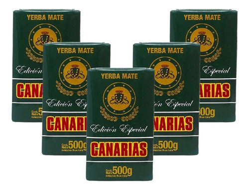 Yerba Mate Canarias Special Edition Pack X5 U 500g Original 0