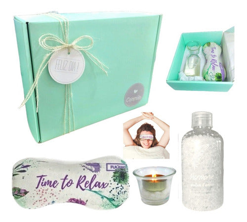 Relax and Unwind with our Zen Spa Jasmine Aroma Gift Box - Aroma Regalo Box Zen Spa Jazmín Set Relax Kit N63 Feliz Dia