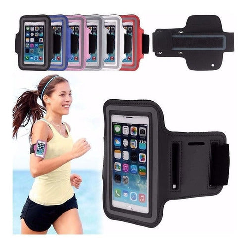 West Brazalete Celular Running Comp iPhone Samsung Universal 5.5 0