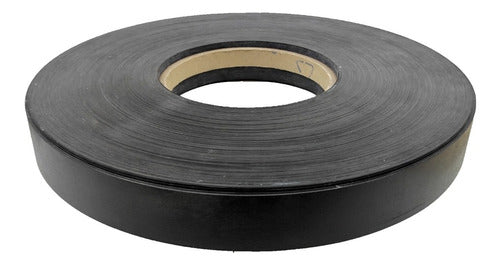 Tapacanto Negro Pvc Abs 0,40 Mm 40 Mm X 10 Mts Sin Pegamento 0