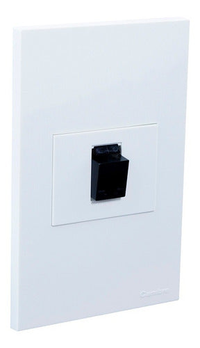 Cambre Light Switch 1 RJ45 Socket Model Siglo XXI 1