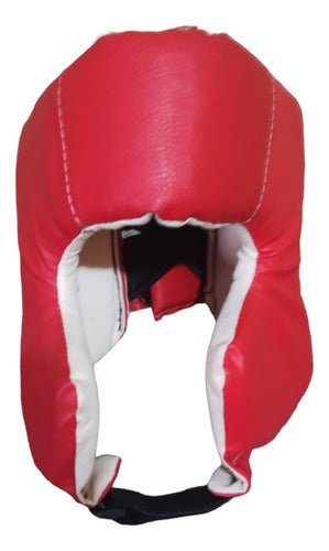 Protector Cabezal Con Pomulos Casco Boxeo Kick Box 2