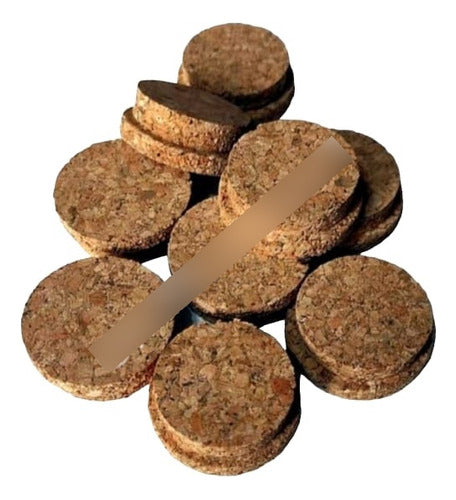 20 Cork Lids for Anchoero Jars - 37 mm Diameter 1