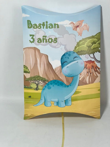 Kaly Design Personalized Piñata Pillow Baby Dino 2