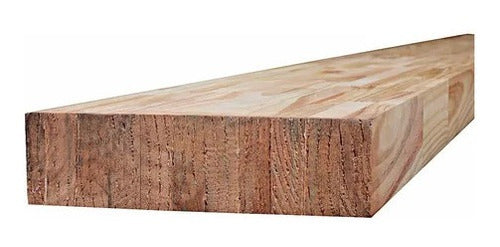 Laminated Brushed Pine Beam 3x9 4-Sided South Zone 0