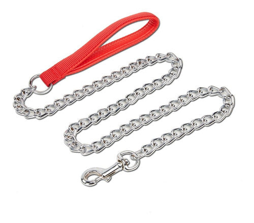 RAST Dog Leash Chain 120cm, 2.5mm Armored Hook Soft Handle 4