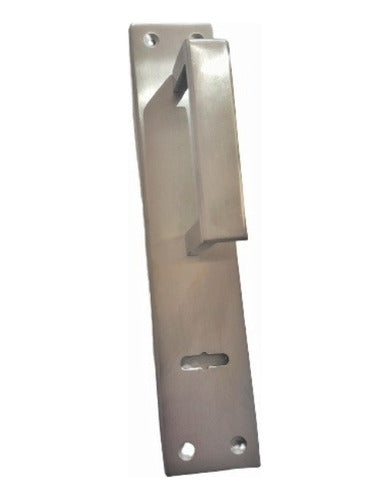 Aluminum Straight Handle Rialpa Black Polished White Door Handle 4