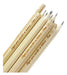 One Express 30 Natural Wood Black Pencils Laser Engraved or Printed 3