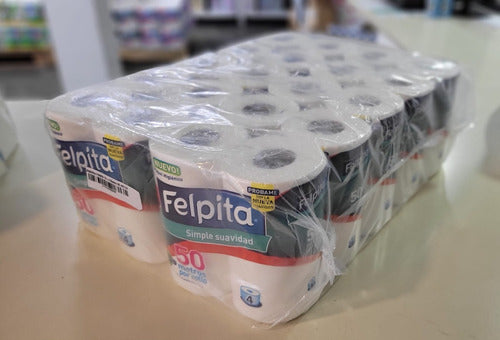 Felpita Toilet Paper Simple Softness Pack 10 Pkg 4x50m 1