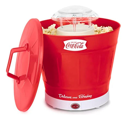 Nostalgia Coca-Cola Hot Air Popcorn Maker 0