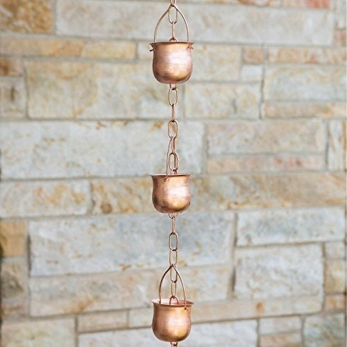 Marrgon Copper Rain Chain 2 Meters 4