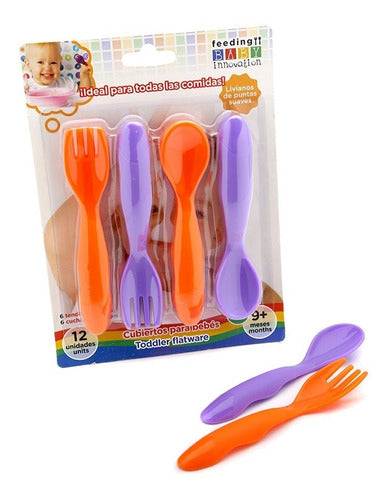 Baby Innovation 12-Piece Baby Spoons and Forks Set 6
