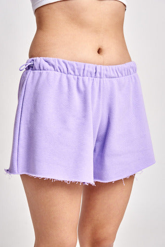 47 Street Short Vibe De Algodon Rustico Mujer 5