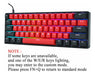 Guffercty Kred Sk61 60% Teclado Mecánico Lineal Rojo Interru 4