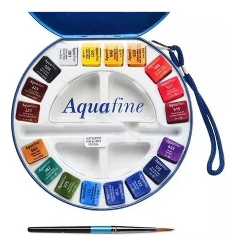 Set Acuarela Profesional Daler Rowney Aquafine 18 Colores 1